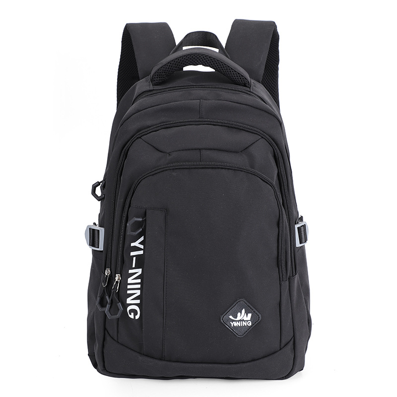 2023 nueva mochila espesa mochila de estudiantes color sólido simple mochila de hombro mochila de viaje resistente al desgaste bolsas de mujer y hombre