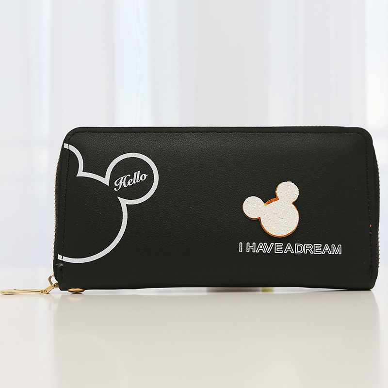 2023 nueva versión coreana multifuncional de dibujos animados larga corta billetera de mujer bolso de moda para teléfonos móviles bolso de mano mujer