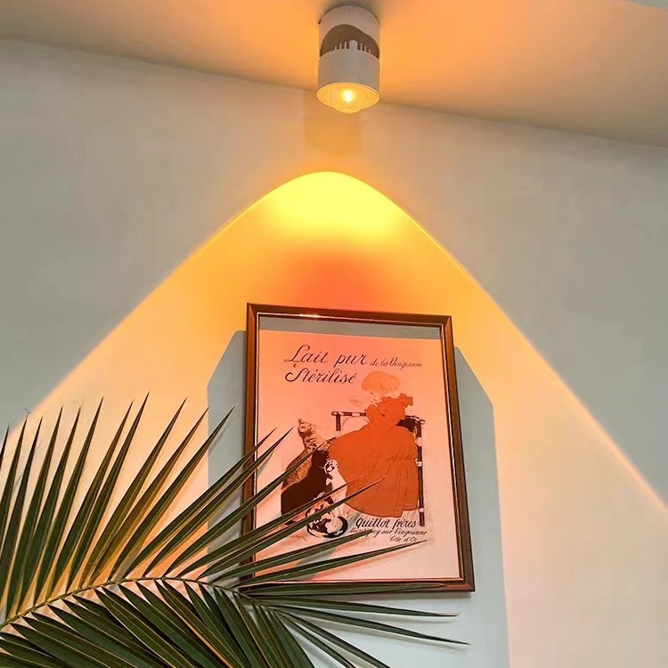 Red sol puesta de sol Spotlight arandela de La Pared ángulo ajustable comercial atmósfera lámpara Spotlight Home living room pared de fondo