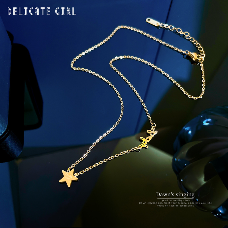 Minimalist Real Gold Chain Necklace For Couples Elegant Accessory_voghion.com