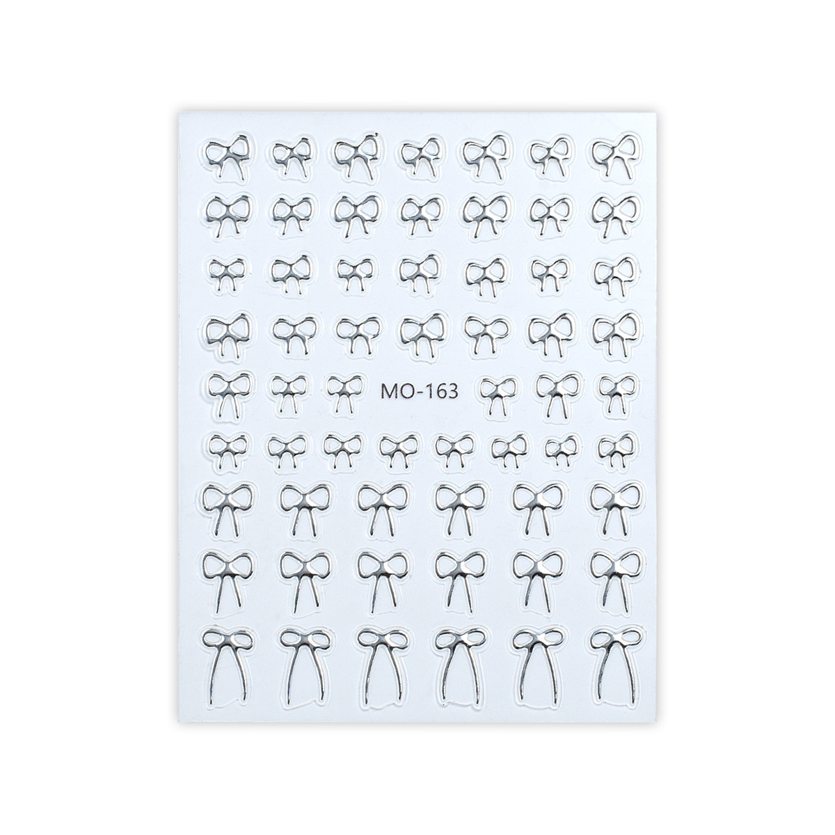 5D Relief Bow Nail Sticker Showcase