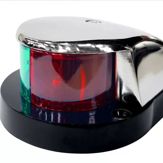 DC12V яхта металлический корпус сигнальная лампа свет рыбацкая лодка левый красный правый зеленый навигационный светодиодный свет