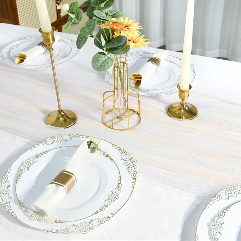 Fiesta temática de sirenas, banderas de mesa, lentejuelas láser, fiesta de cumpleaños, cena de bodas, banderas de mesa, decoración de manteles