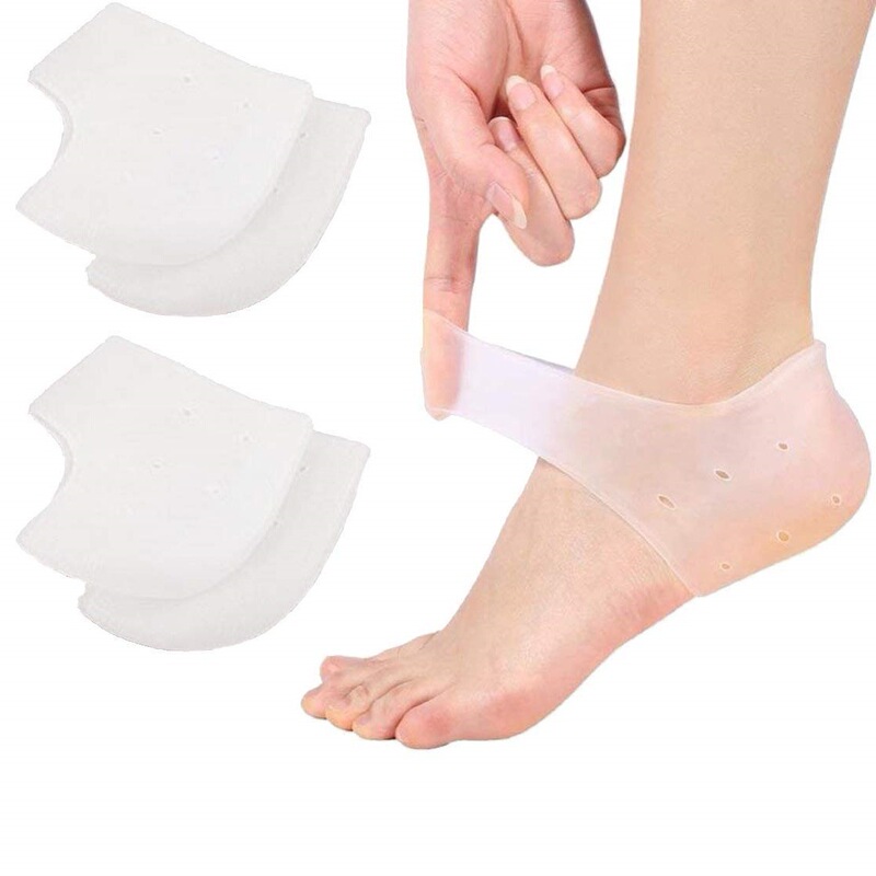 Cross border gel heel protector casual shoes high heels dress shoes boots transparent silicone heel cover easy to clean Cross border gel heel protector casual shoes high heels dress shoes boots transparent silicone heel cover easy to clean