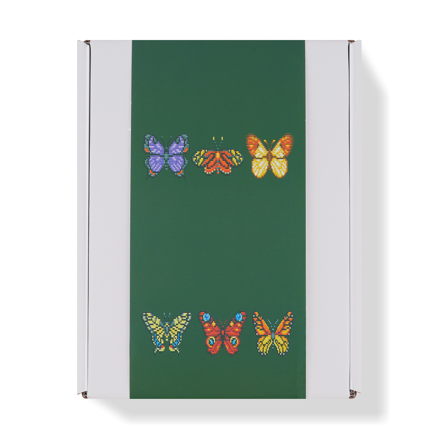 Estación independiente transfronteriza 5D pintura de diamante 5 * 7 pulgadas sin marco mariposa pintura de mampostería diy pintura decorativa sin marco mural