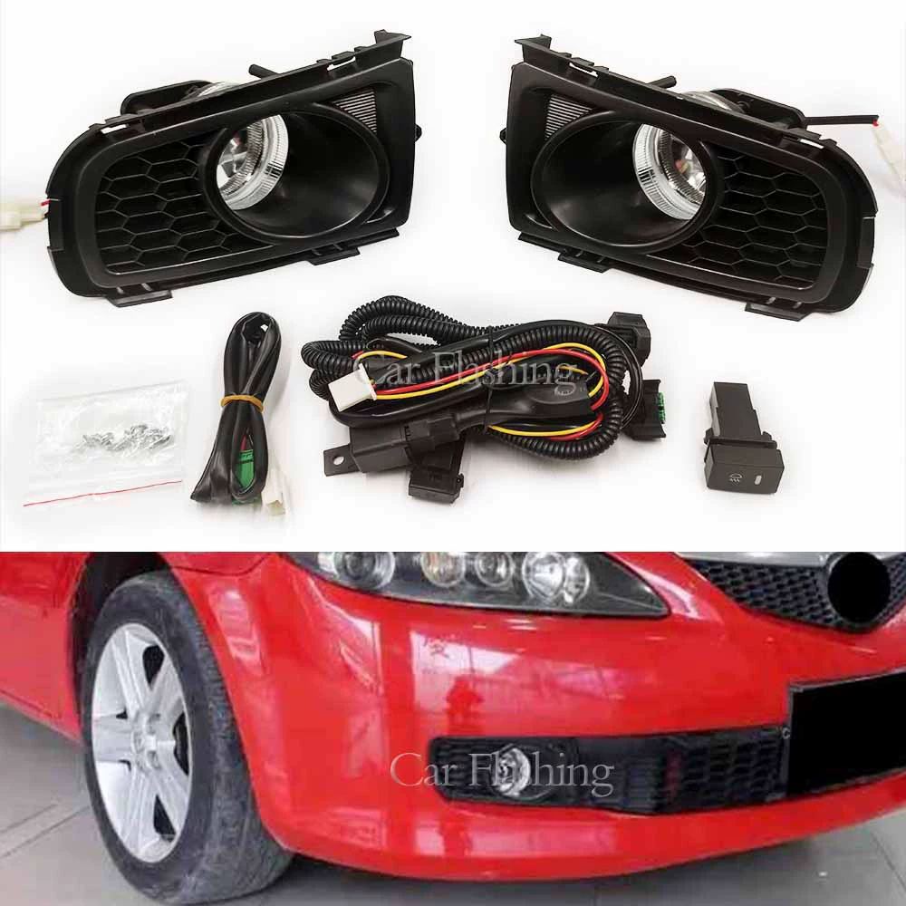 Подходит для Mazda 06-10 моделей M6 Ma Six Ha 6 противотуманные фары в сборке жгут проводов переключатель противотуманные фары