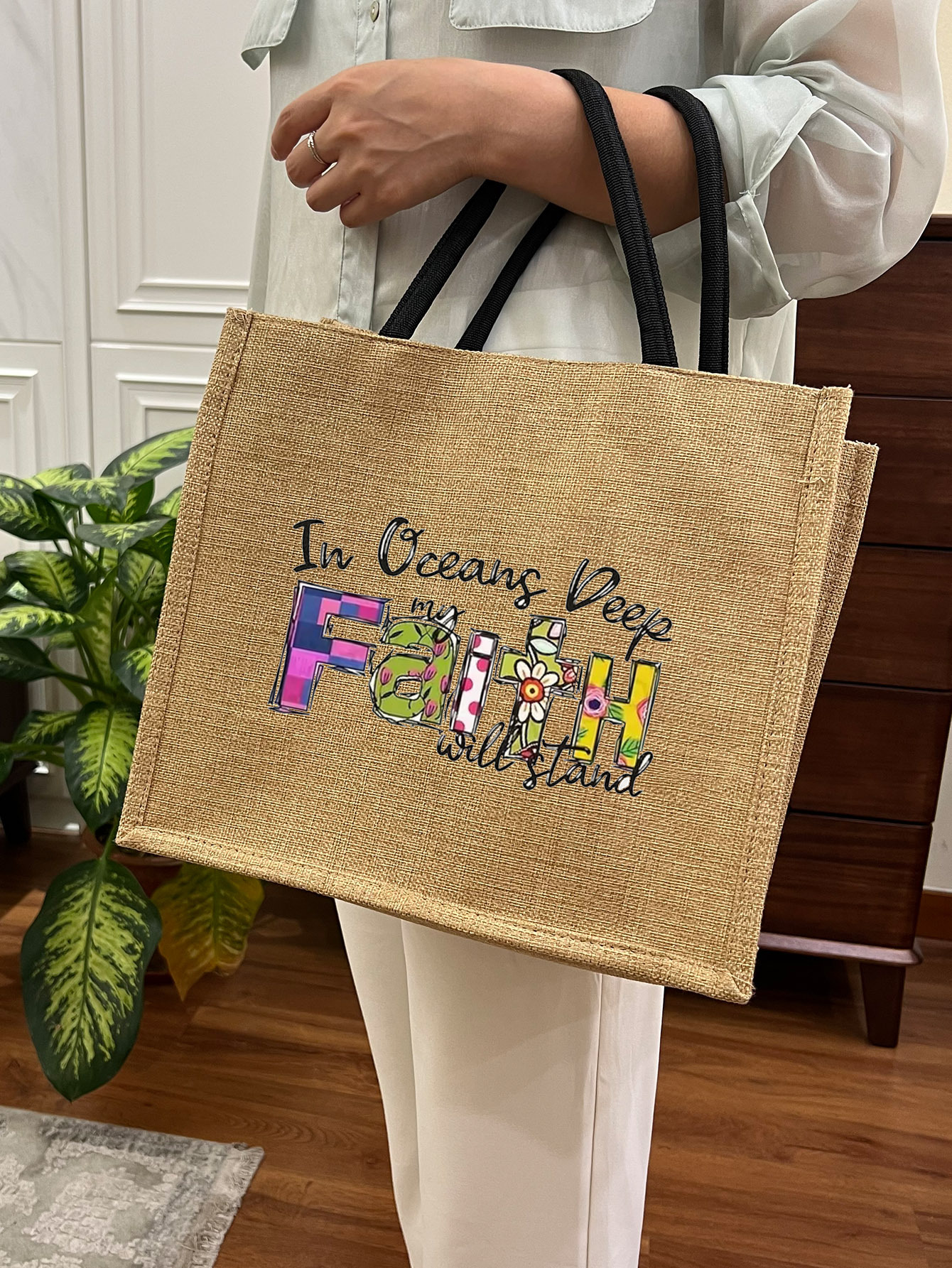 Femmes Moyen En Tissu Lettre Forme De Cœur De Base Style Classique Boucle Magnétique Sac À Main display picture 10