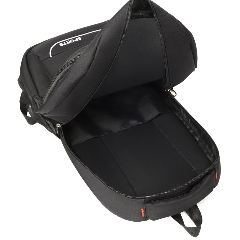 Mochila simple para computadora portátil para hombres de nuevo estilo, tendencia de moda, mochila de negocios multifuncional de gran capacidad al por mayor