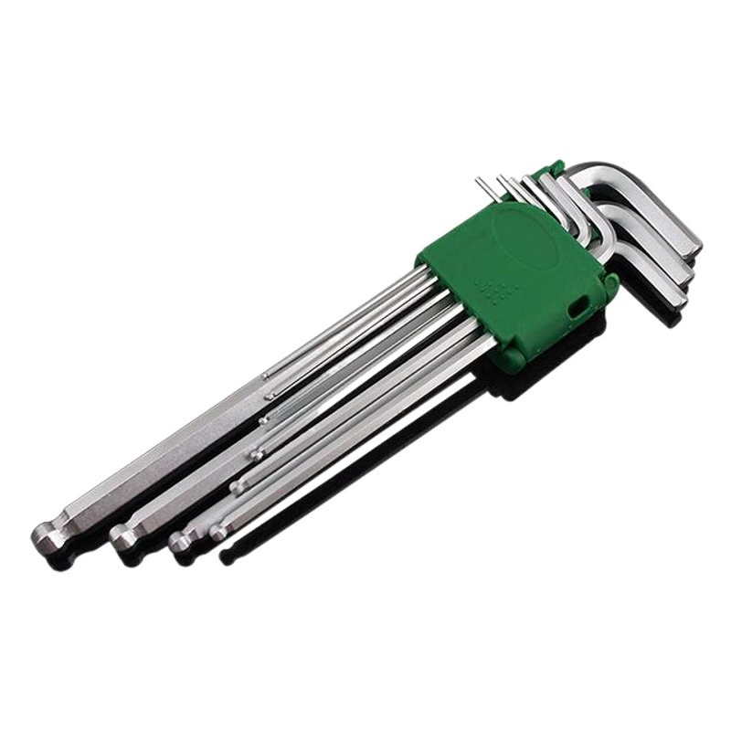 Золотая резьба Британский шестигранный гаечный ключ с плоской головкой с удлинительной внутренней шестигранной отверткой