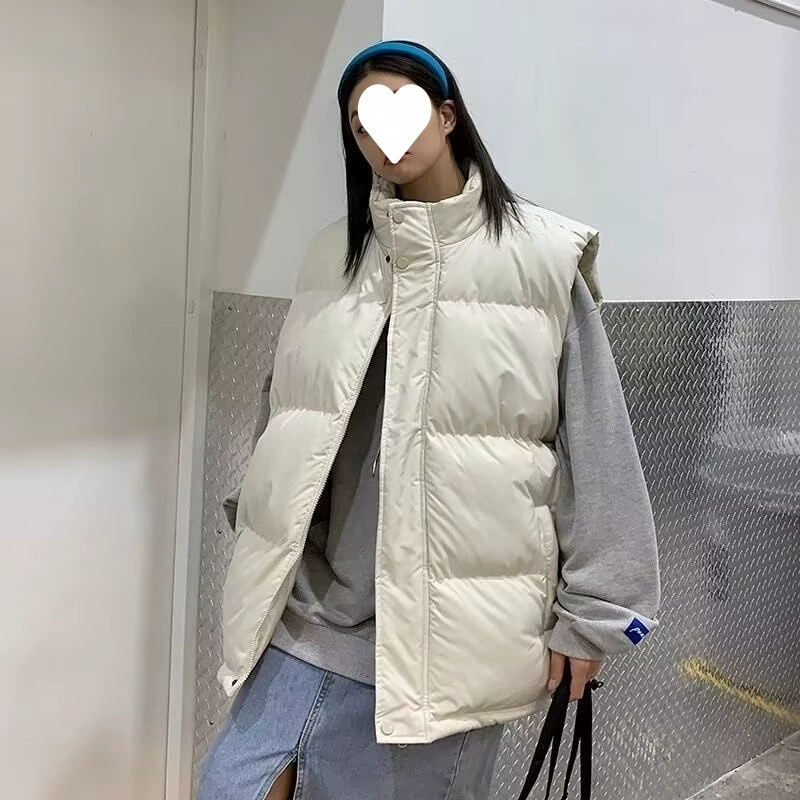 Корейская внешнеторговая версия свободная хлопчатобумажная жилет, дикая весенняя и осенняя тенденция