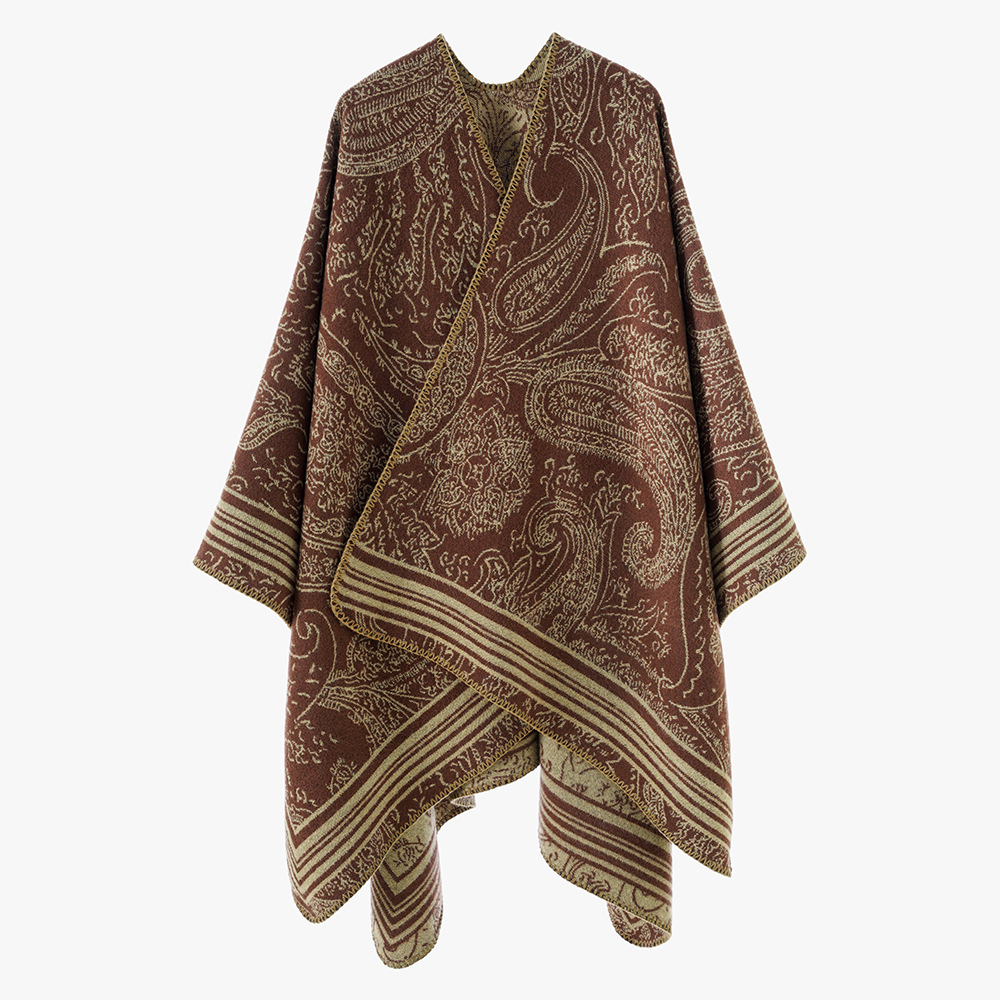 Nueva moda de doble cara jacquard de anacaju moda moda de invierno imperativo mantel cálido