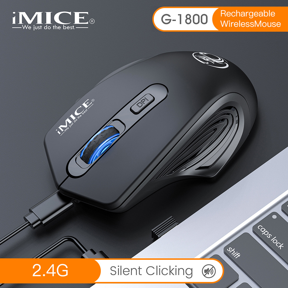 G-1800 de la marca IMICE, Bluetooth silencioso, modo dual, 2.4G, servicio de oficina inalámbrico, carga de batería transfronteriza
