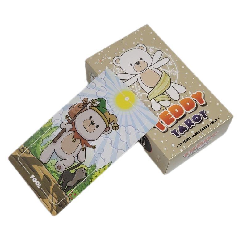 Teddy Bear Tarot Oracle Cards Party Board Game Deck_voghion.com