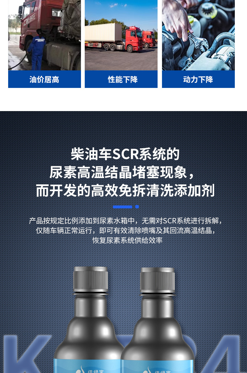 Factory direct supply protective agent car urea pipeline anti-blocking treasure anti-crystallization additive nozzle cleaning agent wholesale