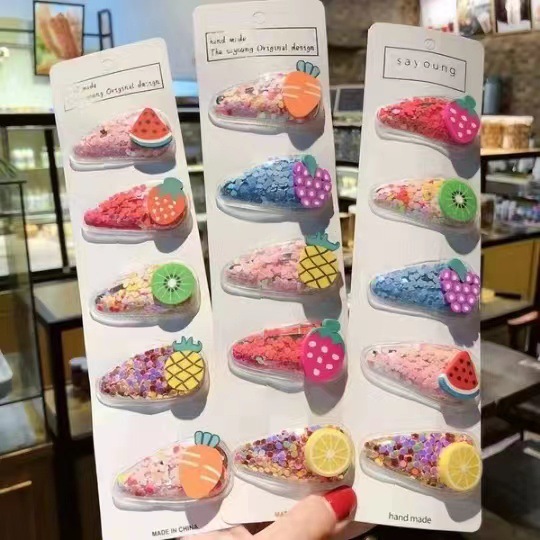 퀵샌드 머리핀 (부드러운 가죽) 혼합