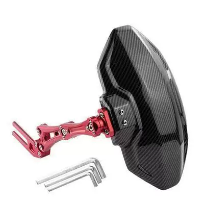 Electric vehicle fender, Suitable for Niu U+B - first-generation-mudguard-universal-bracket-red
