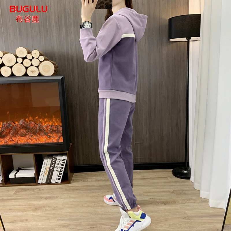 布谷鹿 Hoody for leisure, elastic soft sweatshirt, Overall, Set
