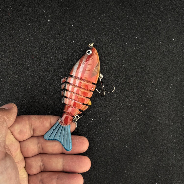 Leyouduo 多節魚ルアー バイオニックルアー 水中多節ルアー 7 セクション魚海釣り|undefined