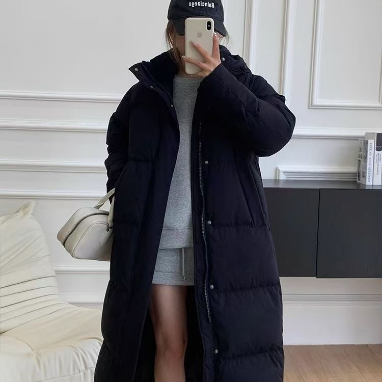 2026 New Winter down Cotton Jacket for Women, Korean Style, Mid-Length, Thickened, Over-The-Knee, Student Cotton Coat 2026 New Winter down Cotton Jacket for Women, Korean Style, Mid-Length, Thickened, Over-The-Knee, Student Cotton Coat