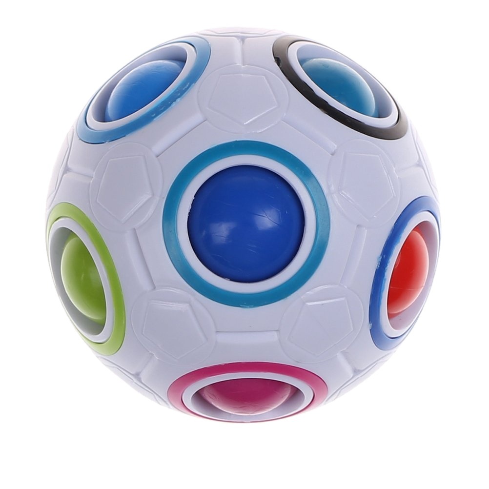 Caja de color mágica del cubo del fútbol de la bola del arco iris de LA BOLA MÁGICA del arco iris