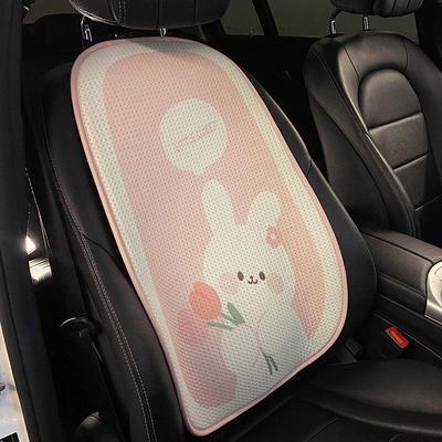 Ice Silk High-Quality Cartoon Cute: Multi-function pad - quality-upgradesummer-ice-silk-bunny-backrest
