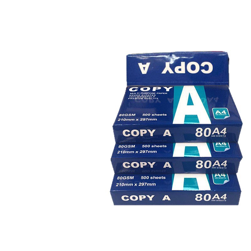 Papel de impresión A3 / A4 70 / 80g   Caja completa al por mayor doble cara engrosado suave no atascado fábrica directa de papel
