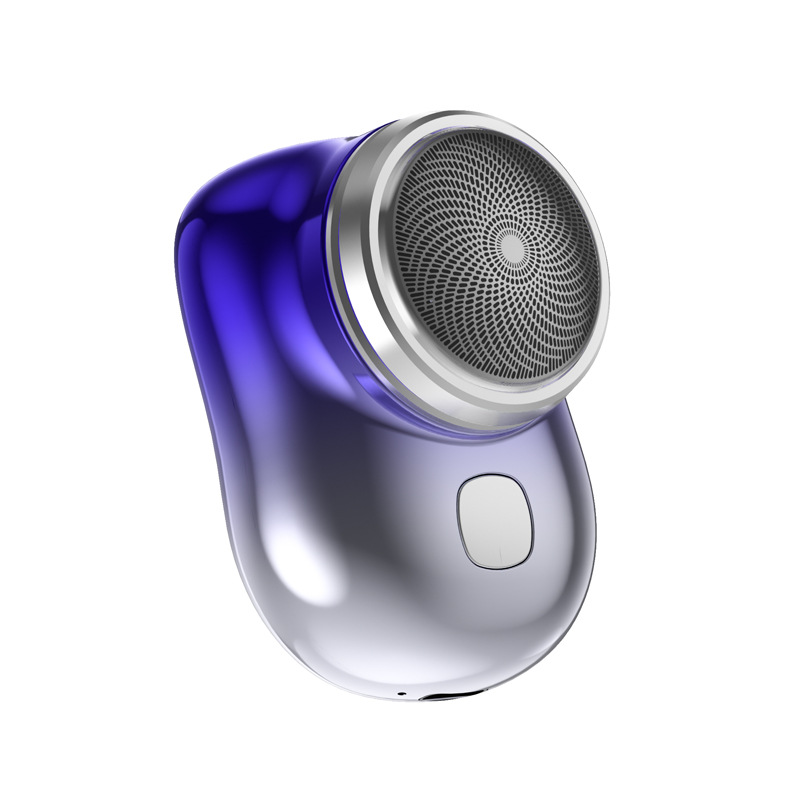 Tiktok Venta caliente mini máquina de afeitar eléctrica USB recargable impermeable los hombres viaje portátil barba cuchillo