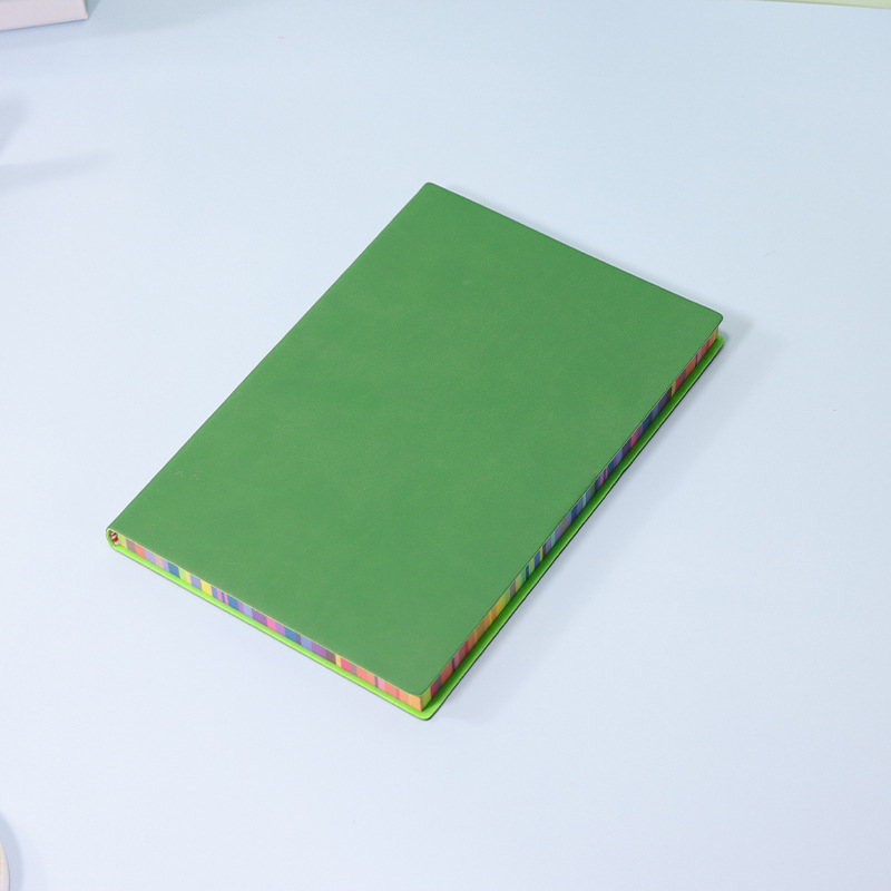 A5 짙은 녹색(투명한 무지개 가장자리)