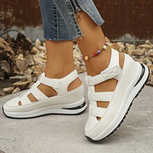W 24486 Summer New Wedge Sandals ��ͷ�ο���Ь �羳ŷ��