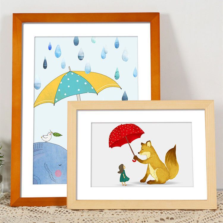 Wholesale wooden 6 inch photo frame wall hanging table a3A4 paper picture frame 8K4 open sketch oil painting frame mounted self-mounted 12 Wholesale wooden 6 inch photo frame wall hanging table a3A4 paper picture frame 8K4 open sketch oil painting frame mounted self-mounted 12