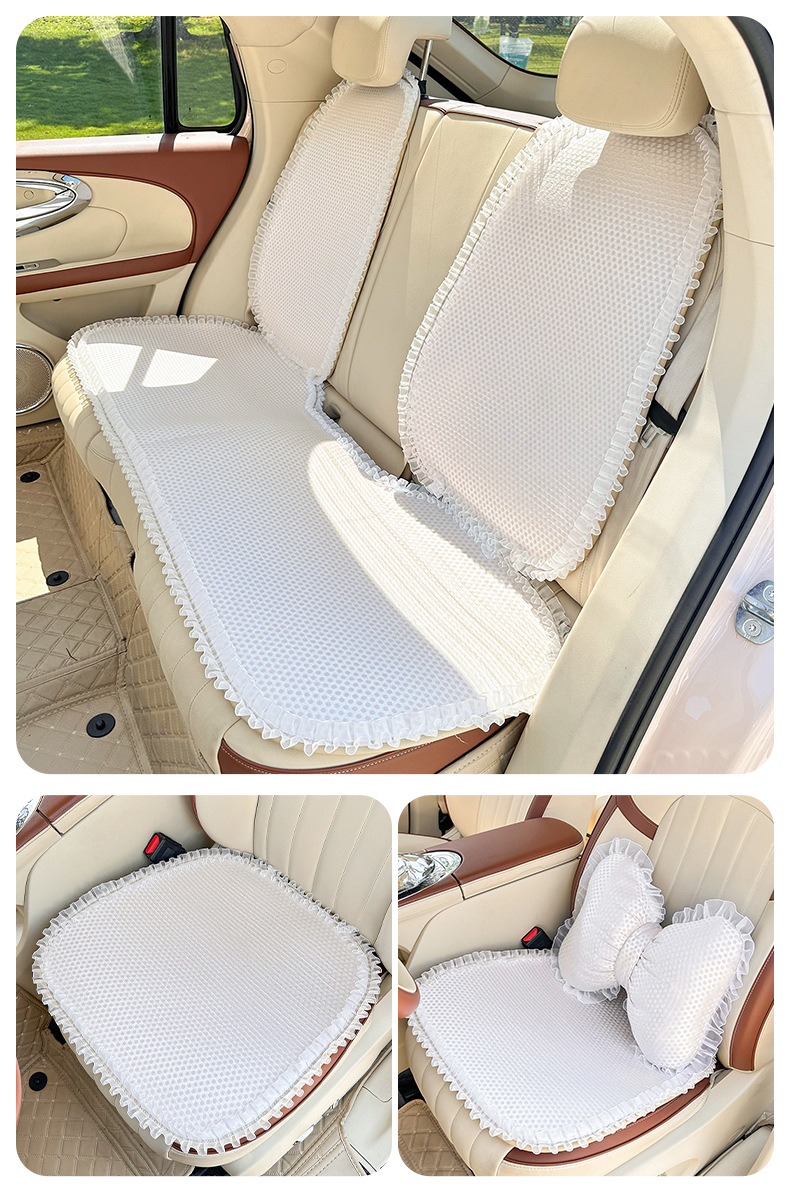 New Car Seat Cushion, Suitable for All Seasons, Light Luxury, High-End Feel, Breathable Car Seat Cushion, Car Decorative Seat Cover