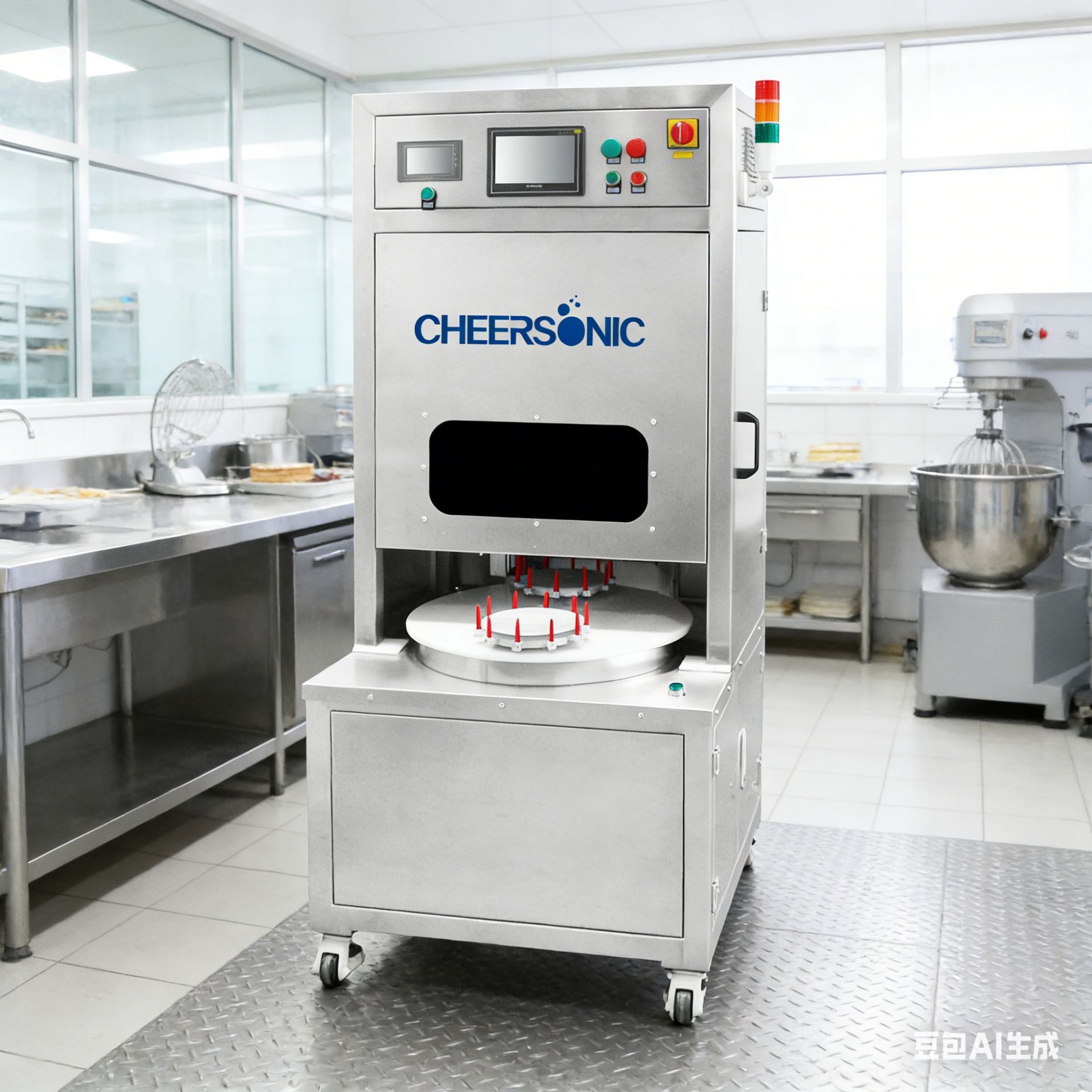 冰淇淋超声波切片机 慕斯蛋糕生产线 蛋糕设备工厂专业制造商