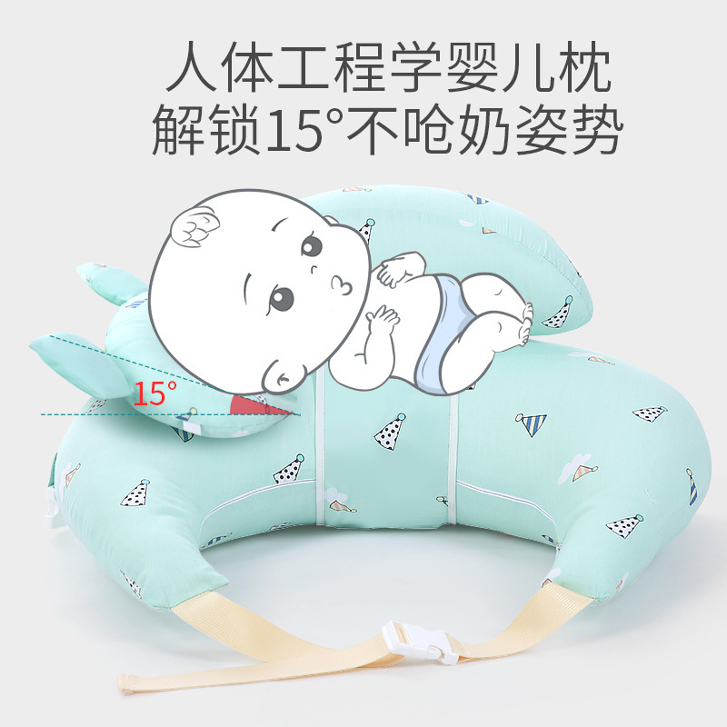 Breast-feeding Pillow Breast-feeding Artifact Pregnant Women's Waist-protecting Chair Newborn Baby Sleeping Pillow Side-lying Cushion Pillow Confinement Pillow