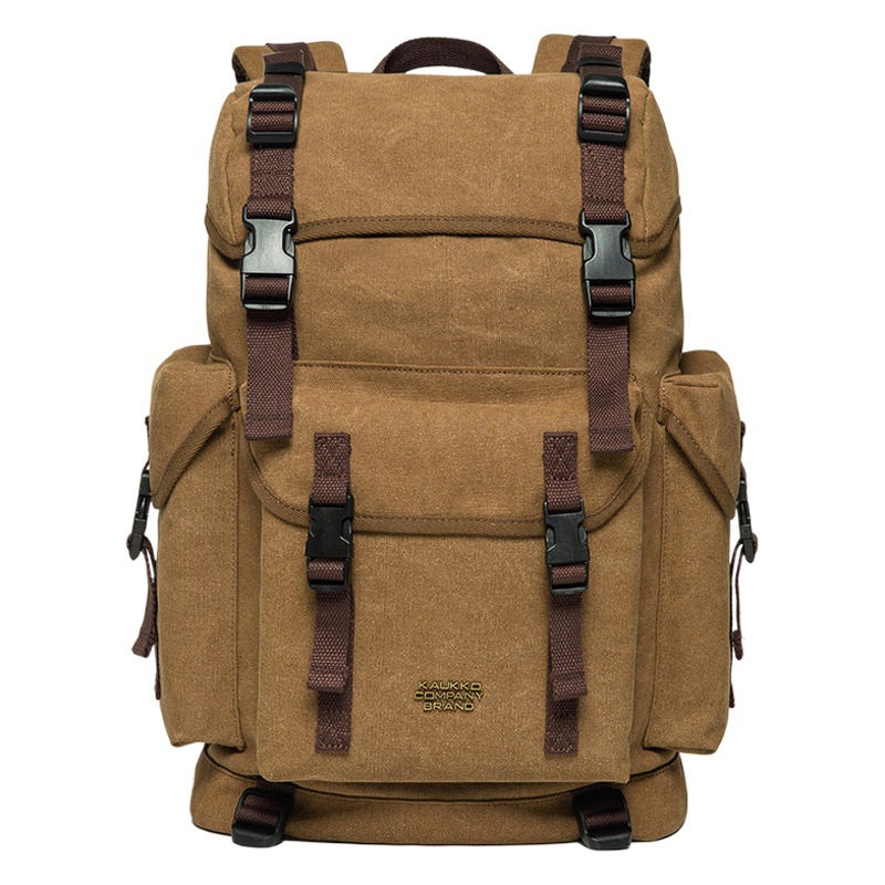 Transfronteriza nueva Venta Directa mochila casual tendencia Amazon gran capacidad de lona retro diario de viaje