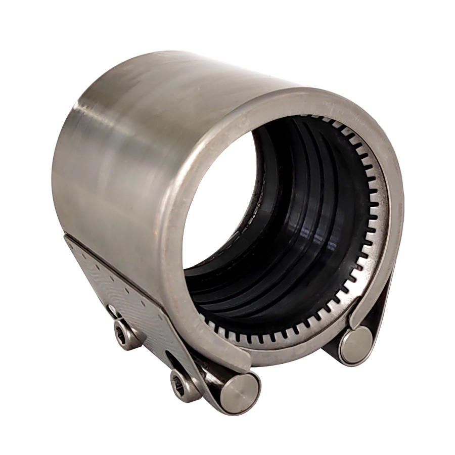 科连科技厂家直销 304不锈钢齿环连接器管道修补器 哈夫节 堵漏器