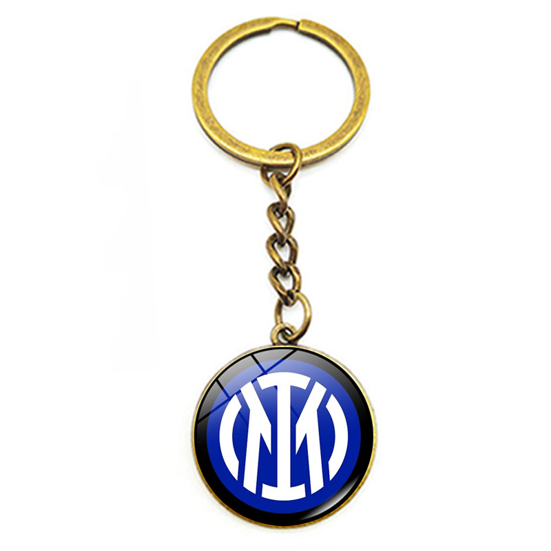 Serie A La Liga Bundesliga Premier League Ligue 1 Equipo de fútbol Emblema Tiempo Gema Llavero Colgante de coche Producción del equipo