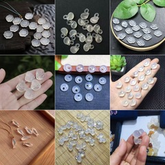 白玛瑙挂件玉髓莲花小鹿平安扣猫貔貅兔子狐狸福袋鱼无事牌小吊坠