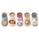 25 Thin Cotton Boneless Cartoon Animal Head Baby Boat Socks Baby Toddler Floor Socks Mesh Doll Floor Socks
