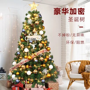 圣诞树装饰品diy感发光2023新款耶诞树家用套餐摆件ins风套餐-阿里巴巴