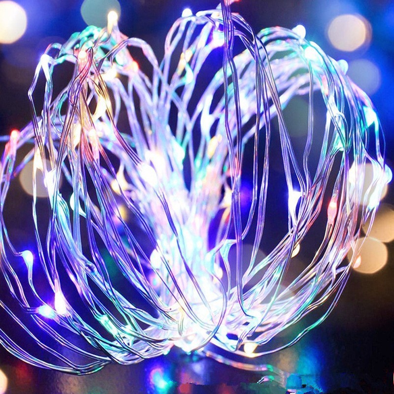 LEDストリングライト銅線ライトフラワーギフトケーキデコレーションボタンライトベビーブレス抗脱落ネジライトストリング|undefined