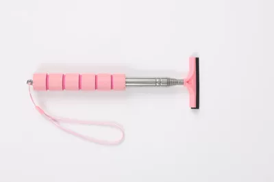 Car cleaning tools Stainless Steel Telescopic Scraper - pink