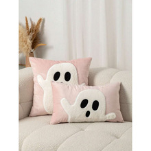 M 19880 Halloween ghost embroidered pillow cover ��ʥ�ڹ���