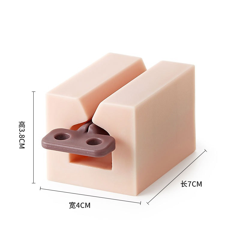 Exprimidor de pasta de dientes Lohasi Exprimidor de pasta de dientes perezoso Exprimidor de pasta de dientes manual creativo Clip de pasta de dientes Suministros de baño