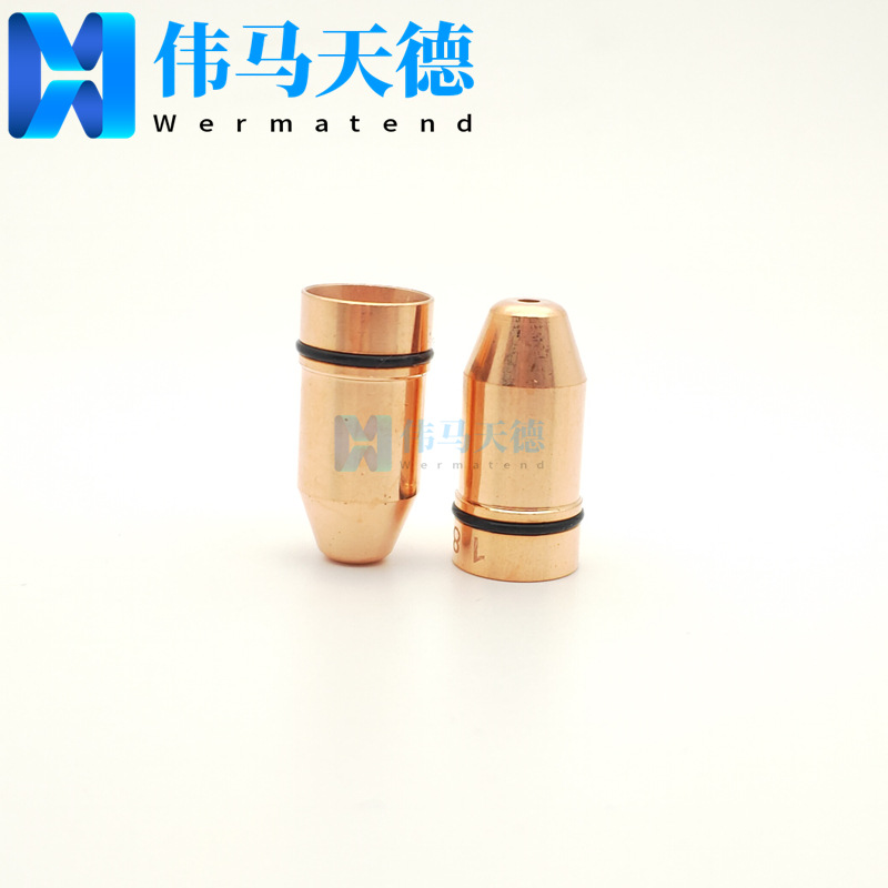 适用于迪能光纤切割机割喷 双层喷嘴 梅曼切割机喷嘴 批发喷嘴