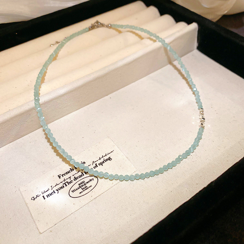 Dulce concha de dopamina collar de perlas barrocas cadena de clavícula simple moda francesa temperamento collar al por mayor femenino