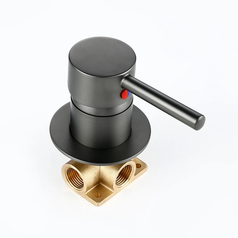 Concealed faucet valve body switch, embedded wall drain, pre-embedded washbasin, split type cold and hot mixed water control valve full figure