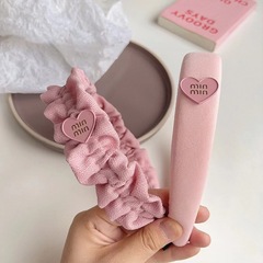 復古氣質頭飾褶皺發箍2024新款高顱頂頭箍顯臉小發捆洗臉發卡髮飾