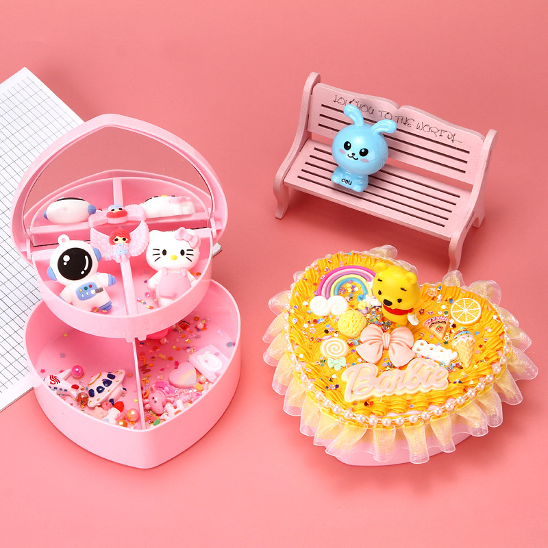 노란 곰 + 이중 보관 상자