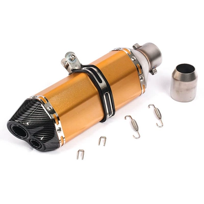 Exhaust pipe, Car Modification Universal Exhaust - 10-pairs-of-tail-small-hexagonal-gold-laser