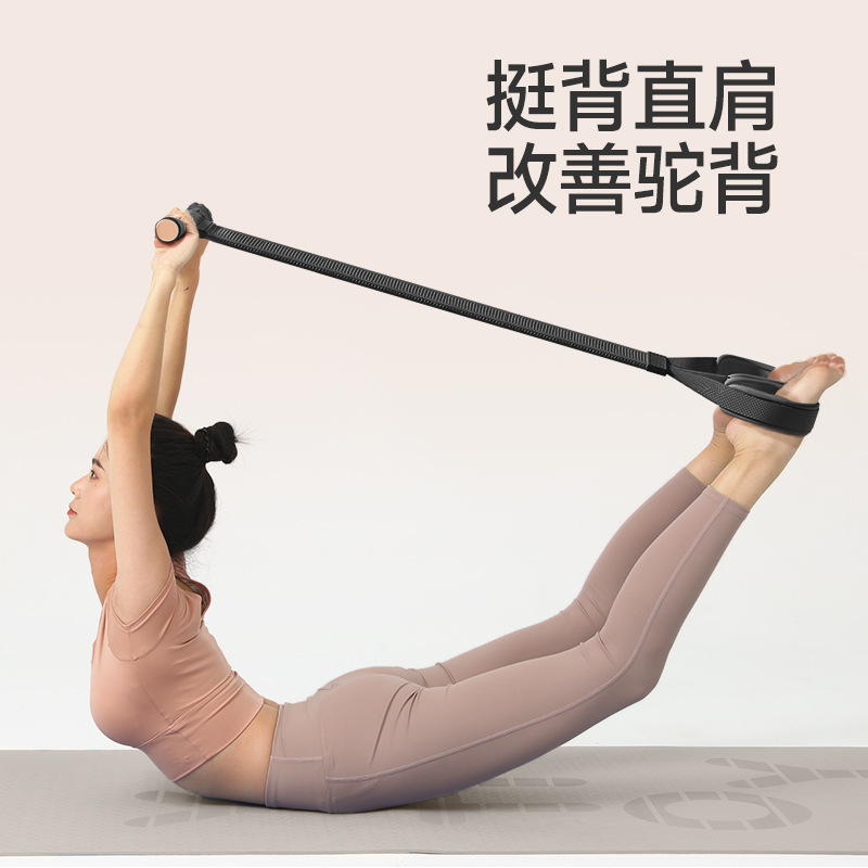 布製ペダルテンショナー、お腹痩せツール、多機能腹筋補助、ホームヨガフィットネスオープンバックテンショナー|undefined
